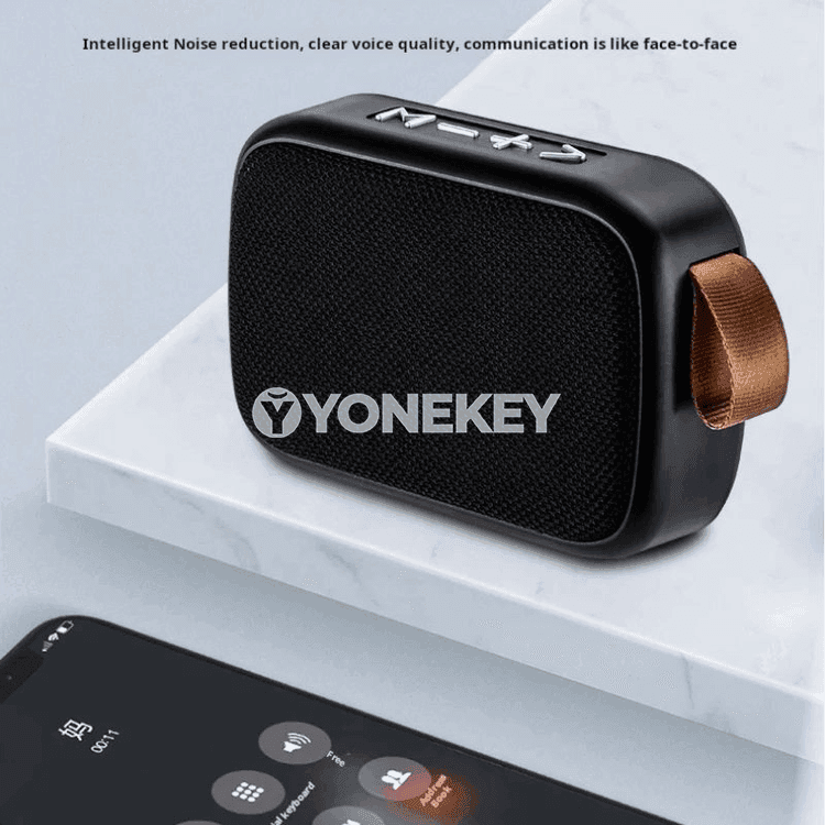 Göçme simsiz Bluetooth mini kolonka, FM we TF karta goldawly