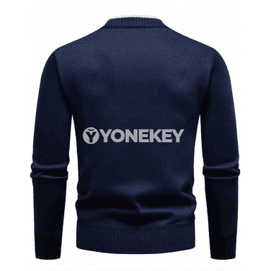 Erkekler üçin fermuarly gündelik hudi, güýz-gyş trikotaž sweatshirt