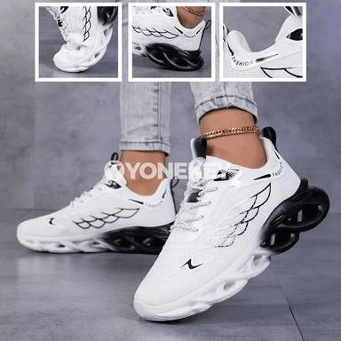 Erkekler üçin ýeňil mesh sport köwüşleri, ýöriş we tennis üçin