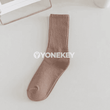Zenanlar üçin ýyly, ýumşak, ýokary boýunly pagta joraplary — 2 jübüt