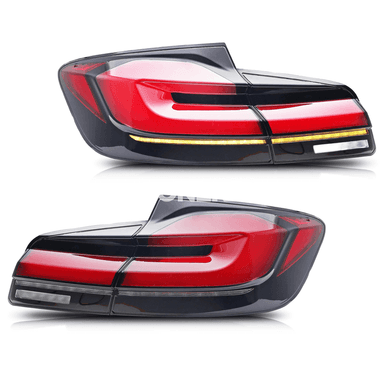 BMW 5-Series F10 M5 üçin LED yz çyralary, sekwensial signal