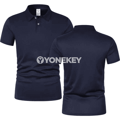 Erkekler üçin 3D çaply, dem alýan, gysga ýeňli polo köýnek