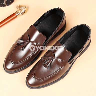 Erkekler üçin sypaýy zamana laýyk köwüşler, bagjyksyz loafers