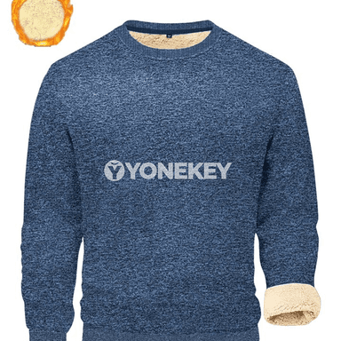 Erkekler üçin ýyly lamb fleece beýik boýunly gyş puloweri