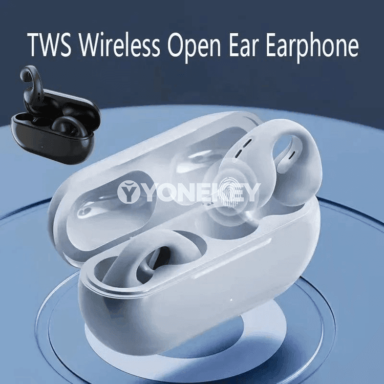 T75 simsiz bone conduction Bluetooth nauşnikler, sport üçin