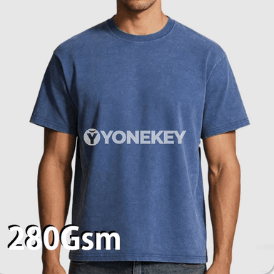 Ýazly ýeňli erkek futbolkasy, vintage stil, pagta
