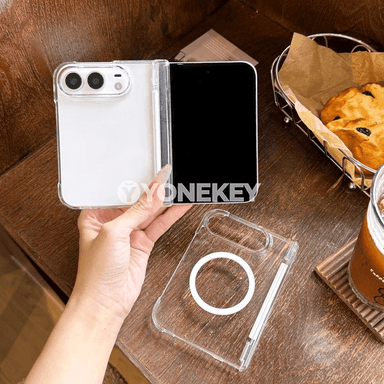 iPhone Duo üçin magnitli açyk gorag gapagy, berk we inçe