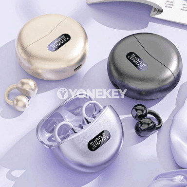 Bluetooth simsiz gulakda dakylýan gulaklyk, amatly clip-on görnüş