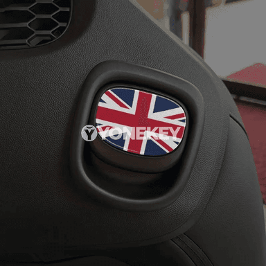 BMW MINI Cooper üçin 3D epoksi oturgyç tutawaç bezeg stikeri
