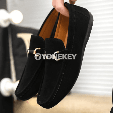 Erkekler üçin ýeňil gündelik kanwa aýakgaplar, slip-on rahat model