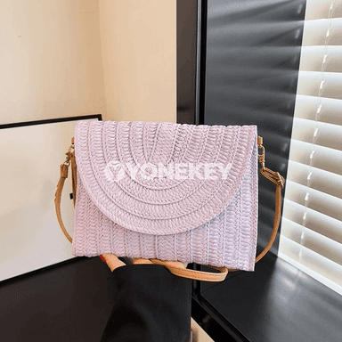 Zenanlar üçin tomuslyk saman egninden asylýan clutch sumka