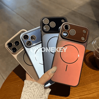 iPhone üçin Magsafe magnitli giň penjireli gorag örtük, mat finish