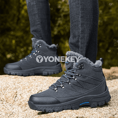 Erkekler üçin ýyly mikrofiber gyş ädikleri, suwa garşy