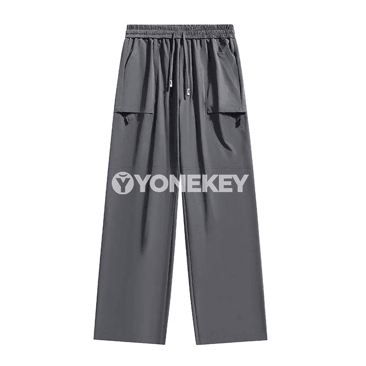 Erkekler üçin ýeňil ýazky giň jalbar, rahat gündelik stil