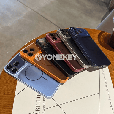 iPhone üçin Magsafe magnitli giň penjireli gorag örtük, mat finish