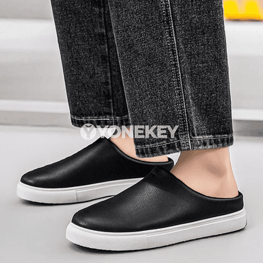 Erkekler üçin ýeňil öý-de-daşda geýilýän şypbyk, tomusky rahat model