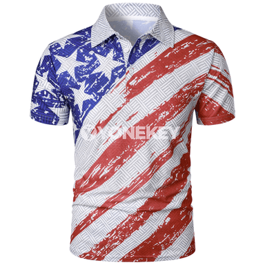 Erkekler üçin tomusky 3D çaply polo futbolka, gündelik stil