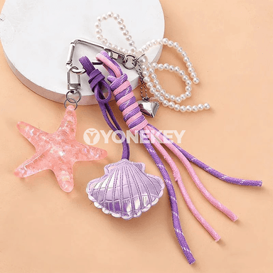 Mermaid görnüşli açar zynjyry, sumka üçin bezeg aksessuarlary
