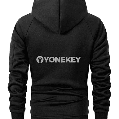 Erkekler üçin ýeňil yarım zip hudi, kapşonly sport köýnegi