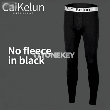 Erkekler üçin ýyly içki balak, inçe fleece, elastik, rahat