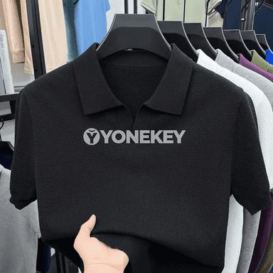 Erkekler üçin ýeňil, dem alýan klassiki polo futbolka