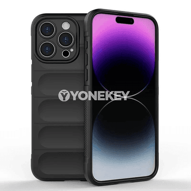 iPhone 11–16 üçin zarba garşy silikon abatly gaby