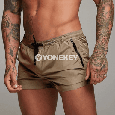 Erkekler üçin ýeňil sport şorty, tomusky gündelik modeller