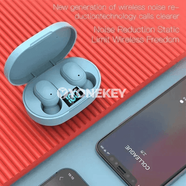 E6S simsiz Bluetooth nauşnikler, mikrofonly TWS headset