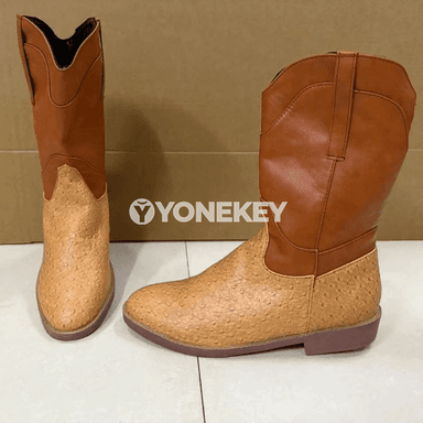 Erkekler üçin retro deri görünişli ýokary boýunly baglanşyksyz etikler