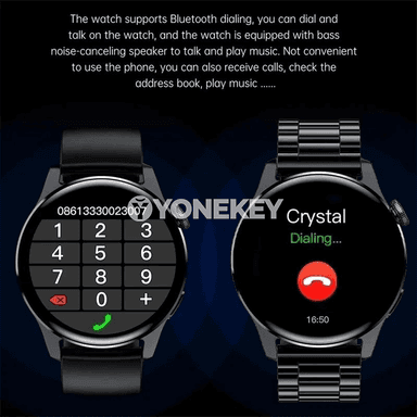GPSli akylly sagat 5 Pro, Bluetooth jaňy, AMOLED ekran, sport üçin