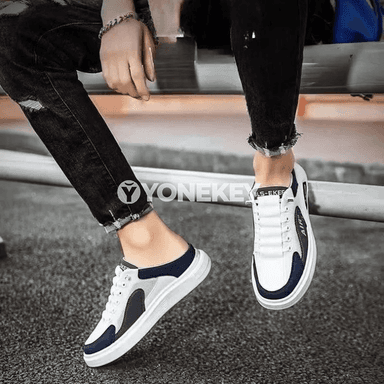 Erkekler üçin mesh loafers, tomusky ýeňil we howa geçiriji