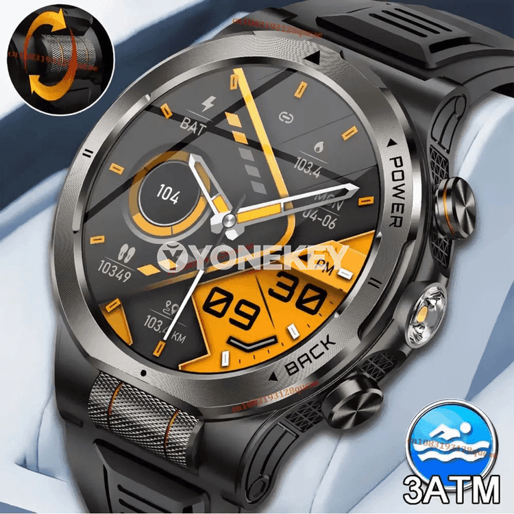 2026 AMOLED akylly sagat, ýürek urşy, GPS, Bluetooth jaňly