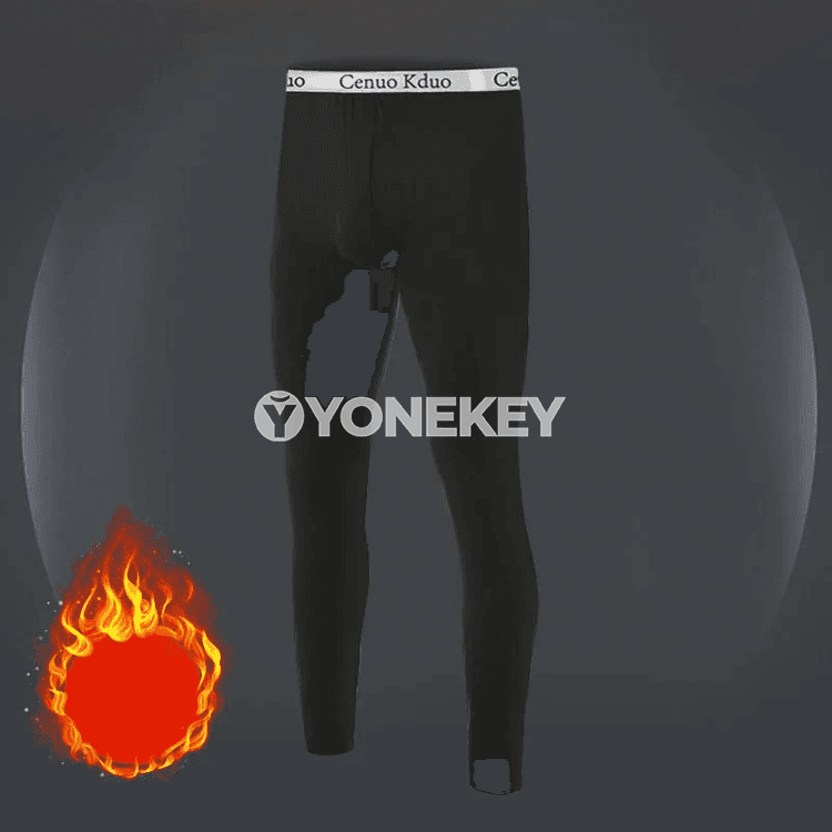 Erkekler üçin ýyly balak, içi tüýli, dar kesimli gyş leggings