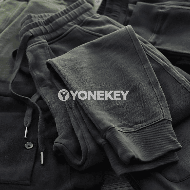 Erkekler üçin ýyly trikotaž sport balaklary, fleece bilen