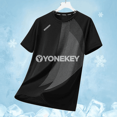 Erkekler üçin ýeňil dem alýan tomusky sport futbolkasy