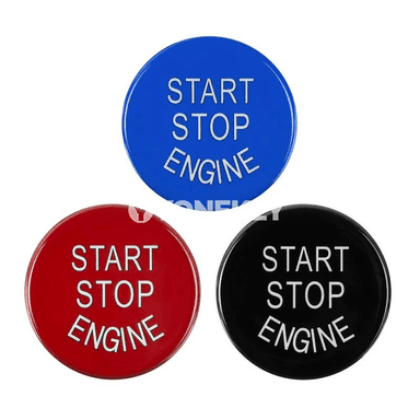 BMW üçin START/STOP düwme bezegi, otlanma düwmesi örtügi