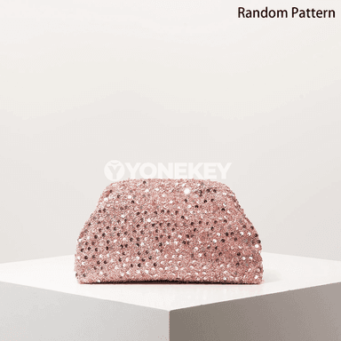 Zenanlar üçin seýkelli clutch sumka — toý we dabaralar üçin
