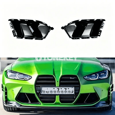 BMW M3 M4 G80/G81/G82/G83 üçin öň bamper karbon howa giriş bezegi