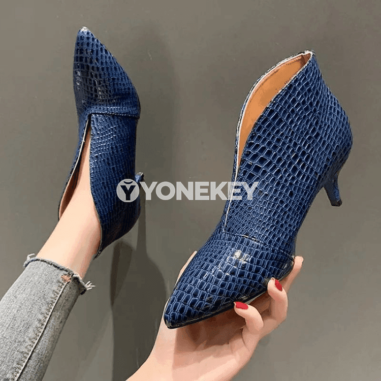 Zenanlar üçin güýzki posaslar, uçly burunly, slip-on, arassa we durnukly öküzçe