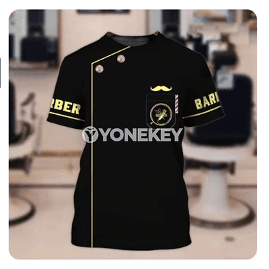 Erkekler üçin 3D çaply tomus futbolka, gysga ýeňli