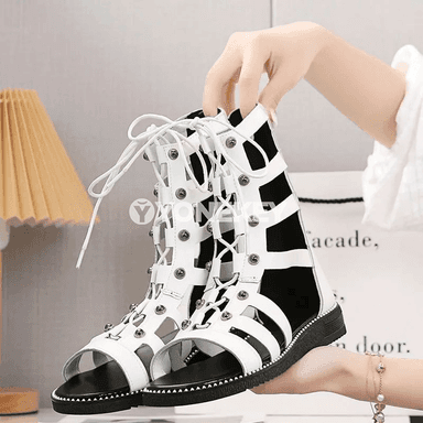 Aýal-gyzlar üçin moda tekiz sandallar, ýeňil we rahat