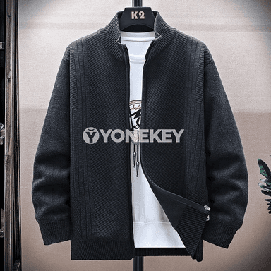 Gyş üçin ýyly erkek cardigan switeri, gündelik stil