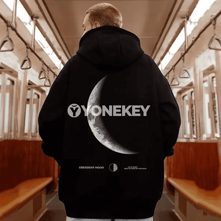 Erkekleriň giň kesimli kapýuşonly puloweri, retro çaply, M-8XL
