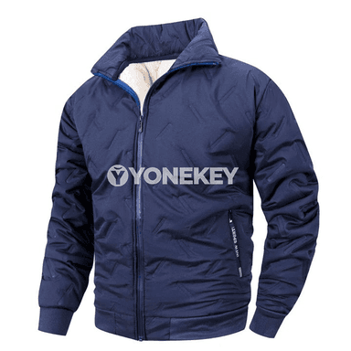 Erkekler üçin ýyly fleece gyş penjeki, gündelik we açyk howa üçin