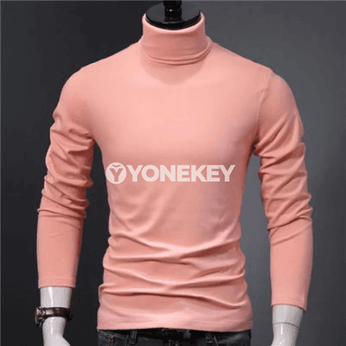 Erkekler üçin ýyly golf switer, ýokary boýunly, uzyn ýeňli