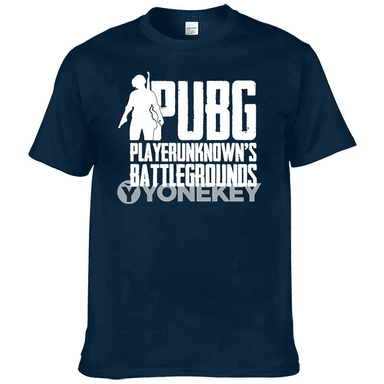 Erkekler üçin ýazlyk PUBG çaply pagta futbolka