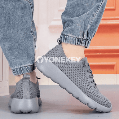 Dem alýan mesh erkek aýakgaplary, ýeňil we amatly gündelik model