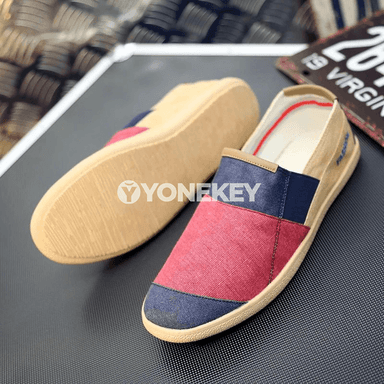 Erkekler üçin ýazlyk kanwa loafers, ýeňil we rahat gündelik aýakgap