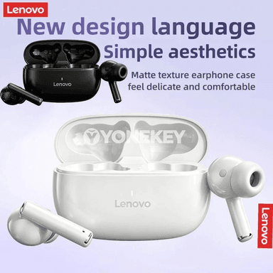Lenovo TA210 simsiz Bluetooth naýnikler, mikrofonly, sport üçin