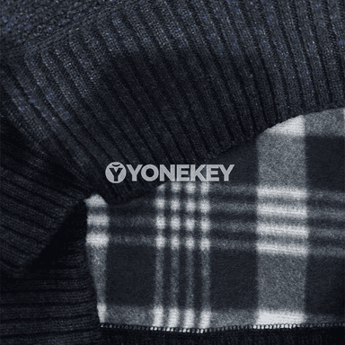 Erkekler üçin 1/4 zip ýyly switer, güýz-gyş üçin rahat model